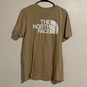 The North Face Basic Men’s Tee Shirt. Khaki Color